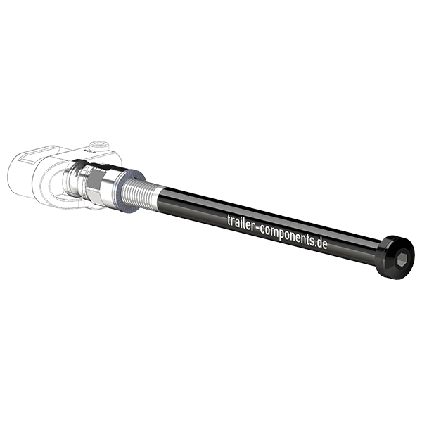 Gjennomgående aksler med adapter Croozer for TOUT TERRAIN | for venstregjengede M12 x 1,50 - egnet for Croozer sykkelvogner fra 2018 og utover