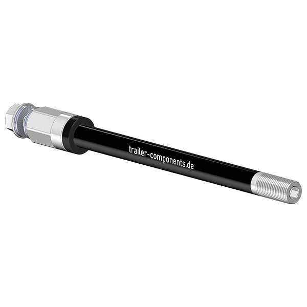 Gassaksler for sykkelvogner med universaladapter | kompatibel med Thule, Qeridoo, Burley, Hamax, Trixie og andre