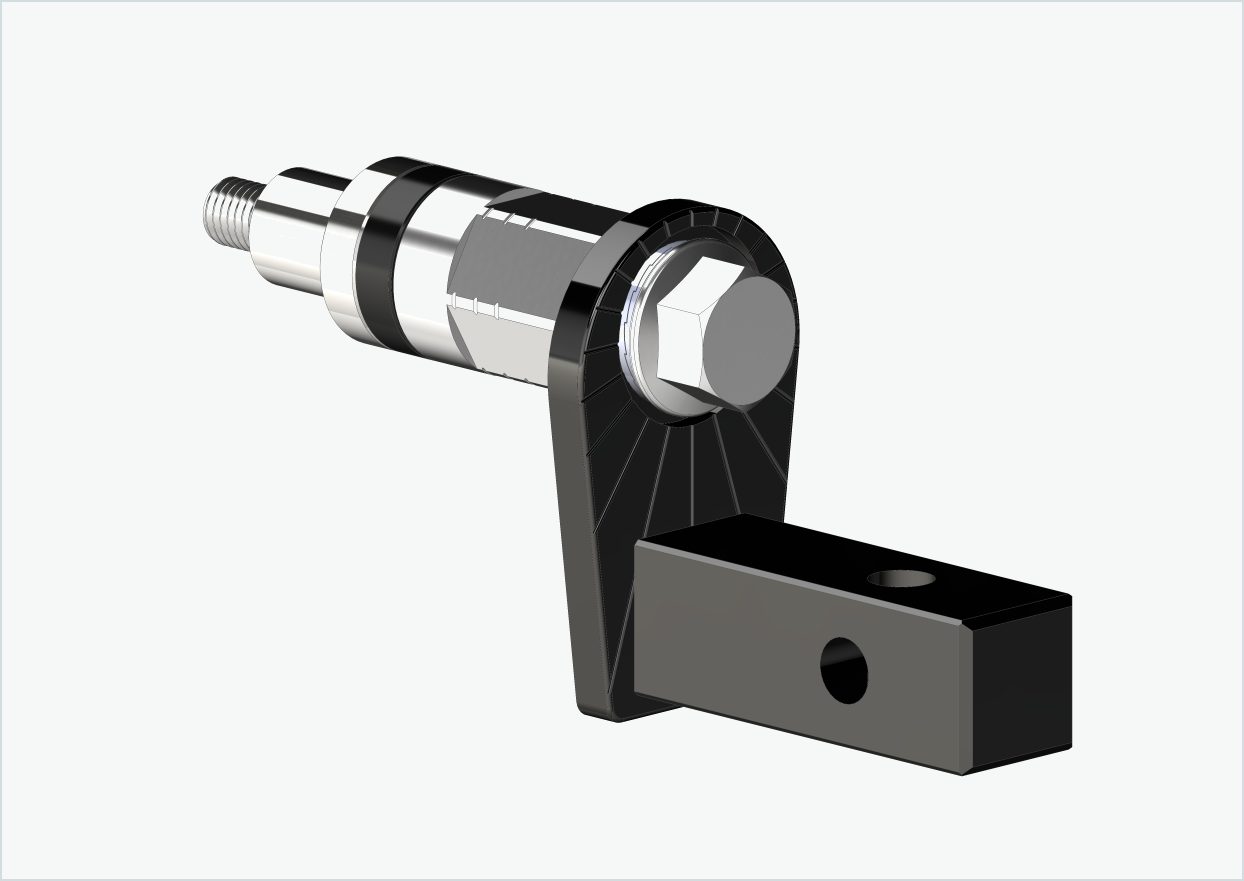 Universell XL-adapter for Rohloff Speedhub 500-14 / A12-nav | kompatibel med Thule, Qeridoo, Burley, Prophete, Hamax, Trixie og andre