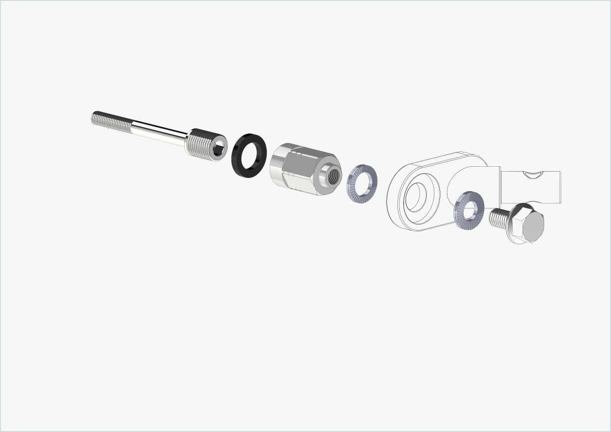 Universell adapter for Enviolo innvendige girnav frem til 2023 | kompatibel med Thule, Qeridoo, Burley, Prophete, Hamax, Trixie og andre