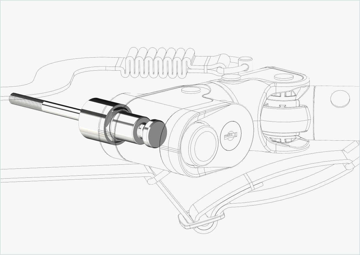 Adapter for Enviolo innvendige girnav frem til 2023 | kompatibel med Croozer fra 2018 og utover