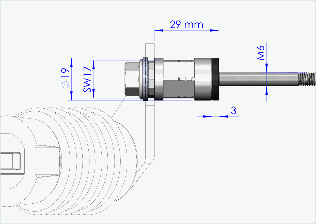 Polygonadapter for Enviolo innvendige girnav frem til 2023 | kompatibel med Weber-koblinger type: E - EL - ES
