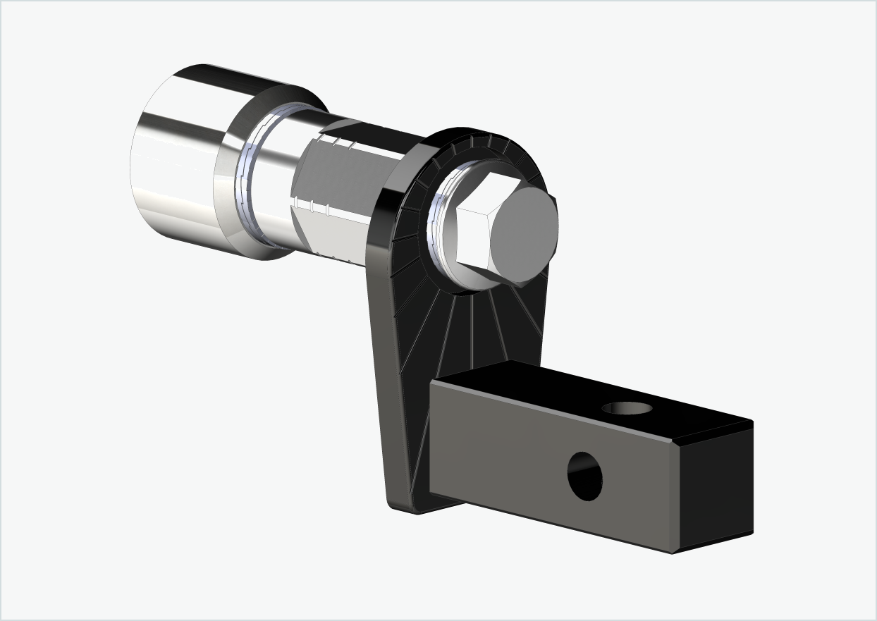 Universell adapter for HYENA-HRN-motorer | kompatibel med Thule, Qeridoo, Burley, Prophete, Hamax, Trixie og andre