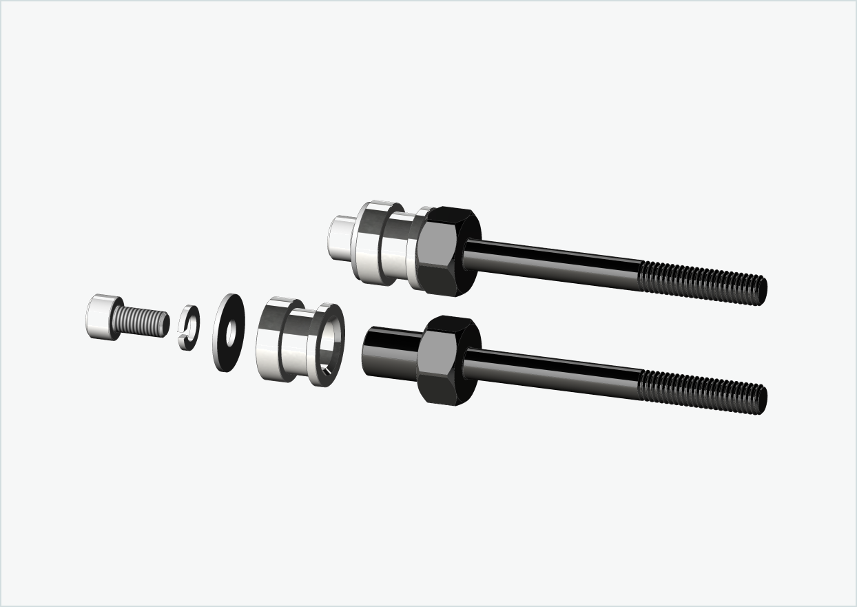 BOB YAK / IBEX Gewindeadapter-Set | für Enviolo-Schaltnaben bis 2023