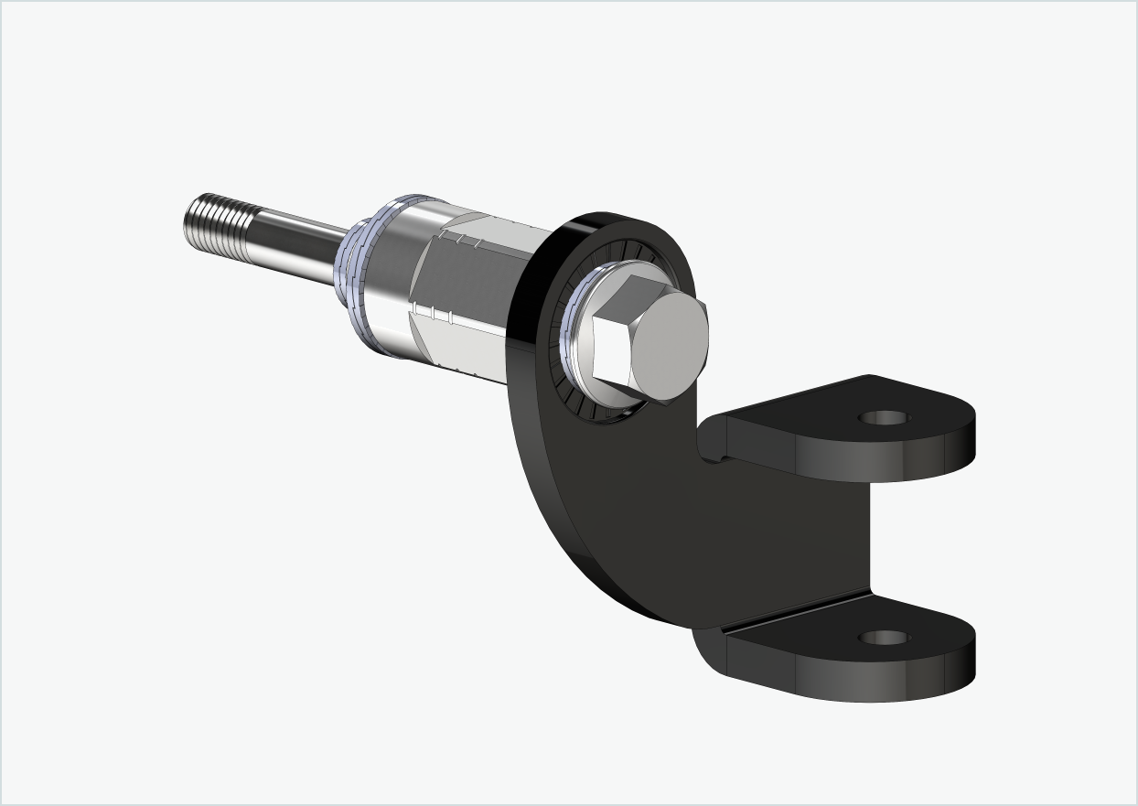Universell adapter for HASE PINO med Rohloff Speedhub A12 | kompatibel med Thule, Qeridoo, Burley, Prophete, Hamax, Trixie og andre