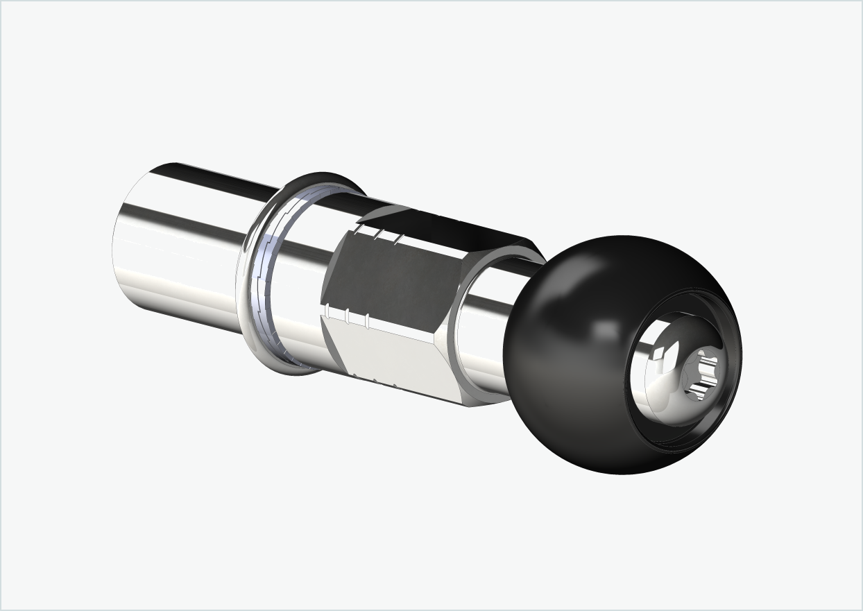 Cowboy 4 - Kort gjengeadapter - M12 x 1,25 | Pakke med Burley COHO XC adaptersett