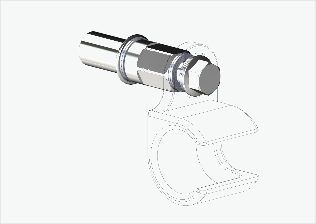Cowboy 4 - Lang gjengeadapter - M12 x 1,25 | Pakke med universaladapter
