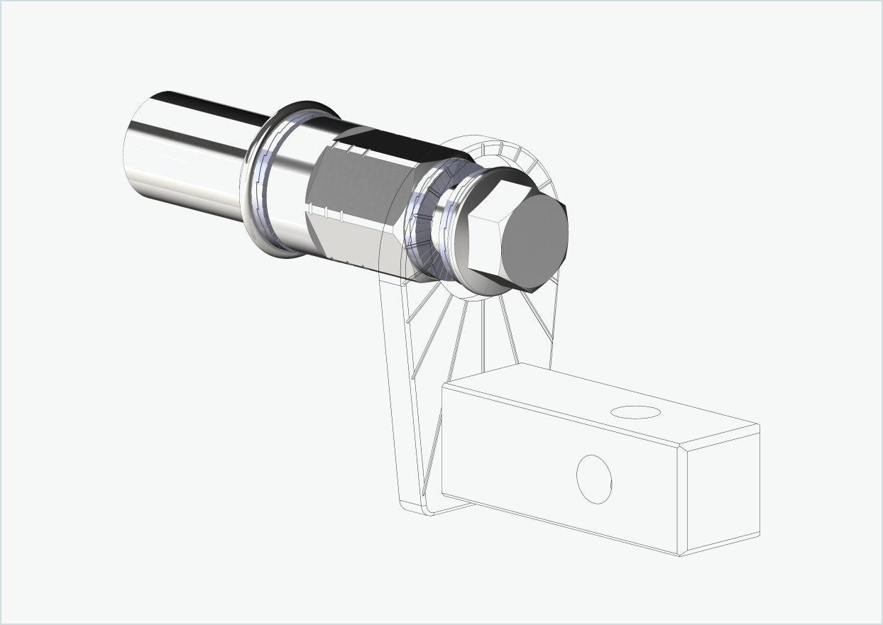 Cowboy 4 - Lang gjengeadapter - M12 x 1,25 | Pakke med universaladapter