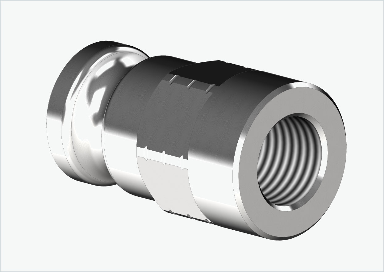 Solid akseladapter - M12 x 1,25 | for Leggero (BECCO)