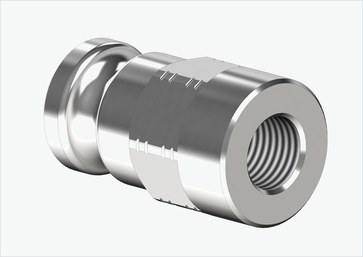 Solid akseladapter - FG 10,5 - (13/32 x 26) | for Leggero (BECCO)