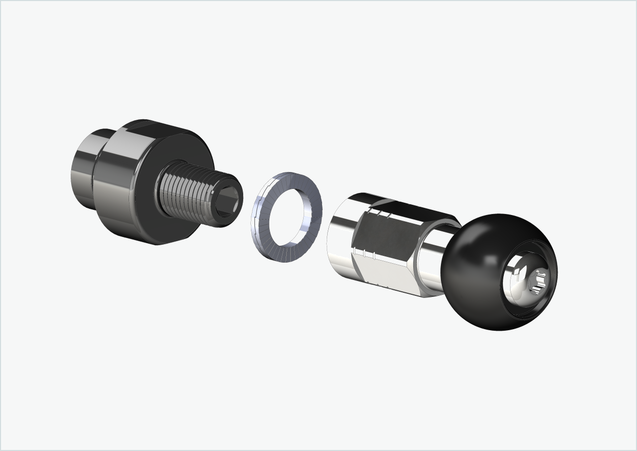 ORBEA Diem - Gjengeadapter - M12 x 1,25 | Pakke med Burley COHO XC adaptersett