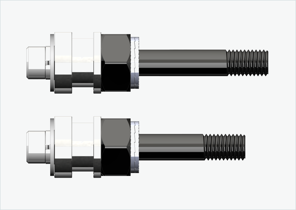 BOB YAK / IBEX gjengeadaptersett (30 mm/36 mm) | for Rohloff Speedhub 500-14 / A12