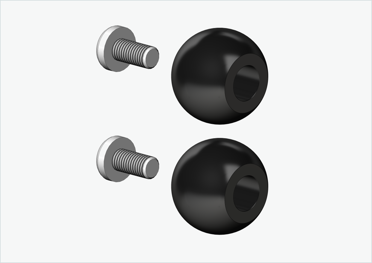 Reserveballsett til Burley COHO XC