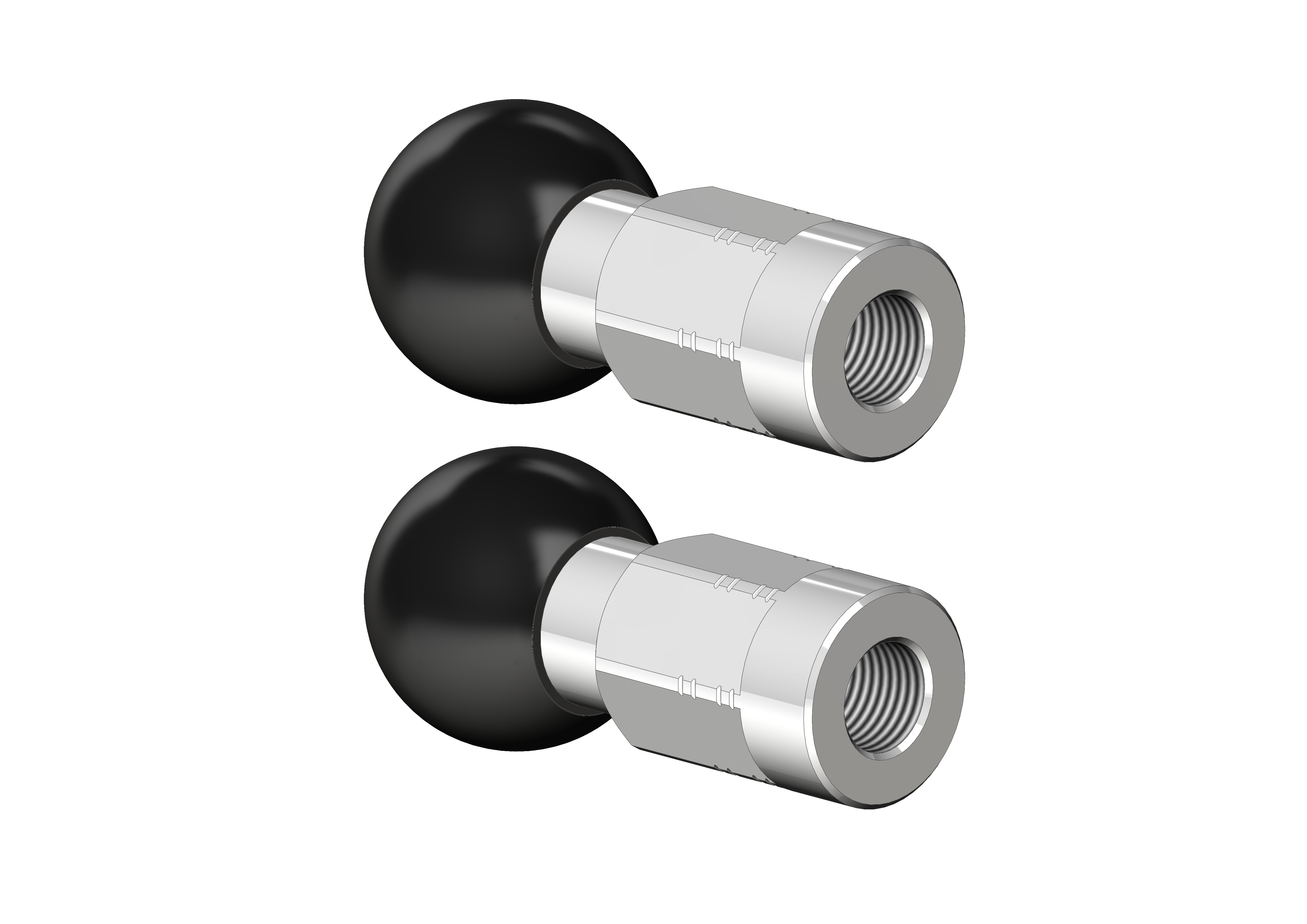 Solide akseladaptere | kompatibel med Burley COHO XC