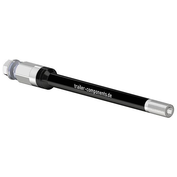 Syntace (X-12) gjennomgående aksler med universaladapter | kompatibel med Thule, Qeridoo, Burley, Hamax, Trixie og andre