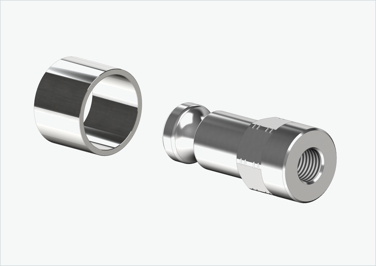 Solid akseladapter - FG 10.5 - (13/32 x 26) | for Croozer-tilhengere fra 2018 og utover