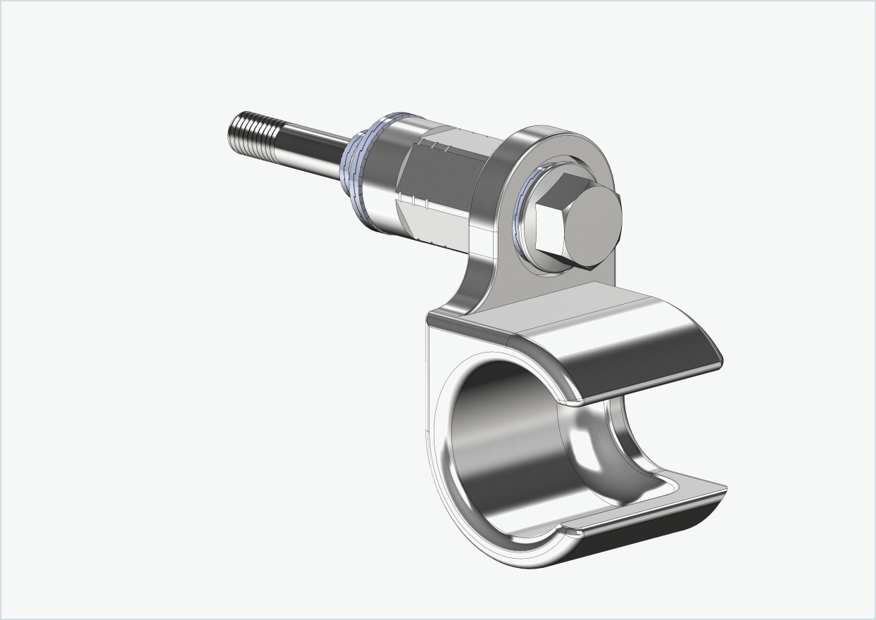 Universell adapter for HASE PINO med Rohloff Speedhub A12 | kompatibel med Thule, Qeridoo, Burley, Prophete, Hamax, Trixie og andre