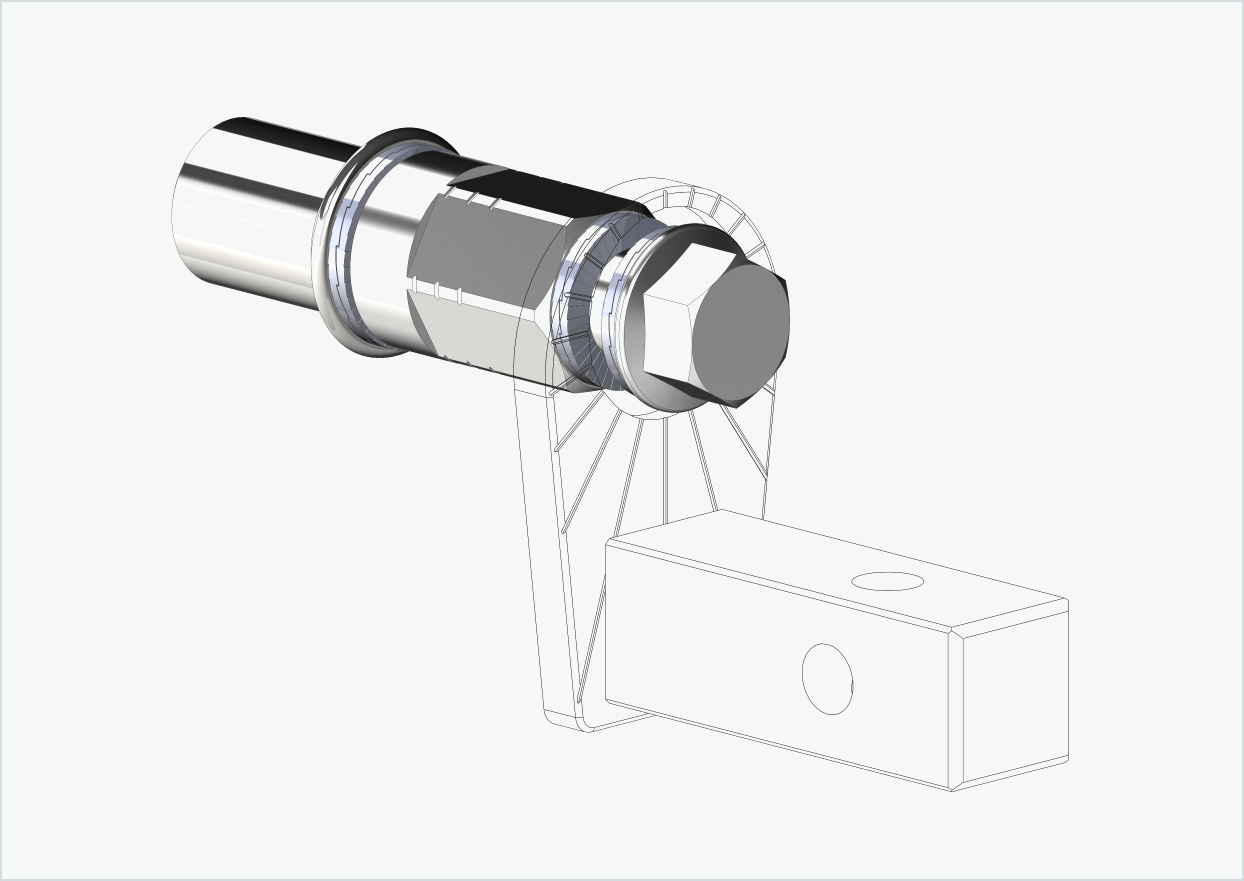 Cowboy 4 - Kort gjengeadapter - M12 x 1,25 | Pakke med universaladapter