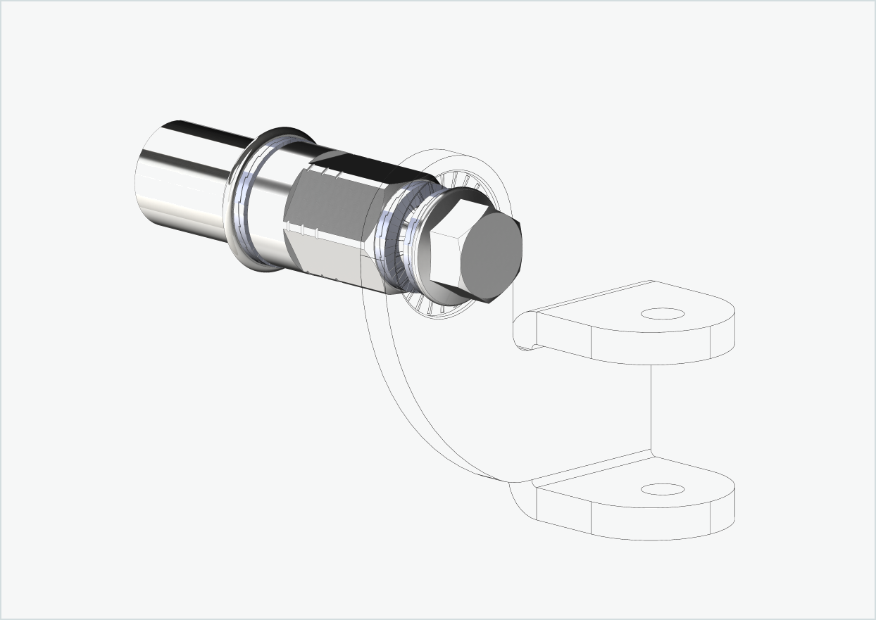 Cowboy 4 - Kort gjengeadapter - M12 x 1,25 | Pakke med universaladapter