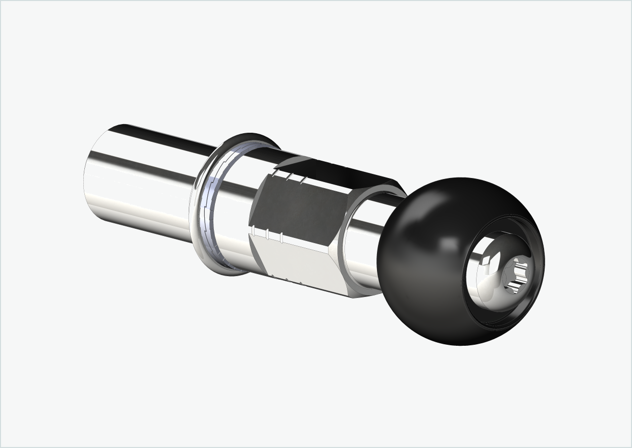 Cowboy 4 - Lang gjengeadapter - M12 x 1,25 | Pakke med Burley COHO XC adaptersett