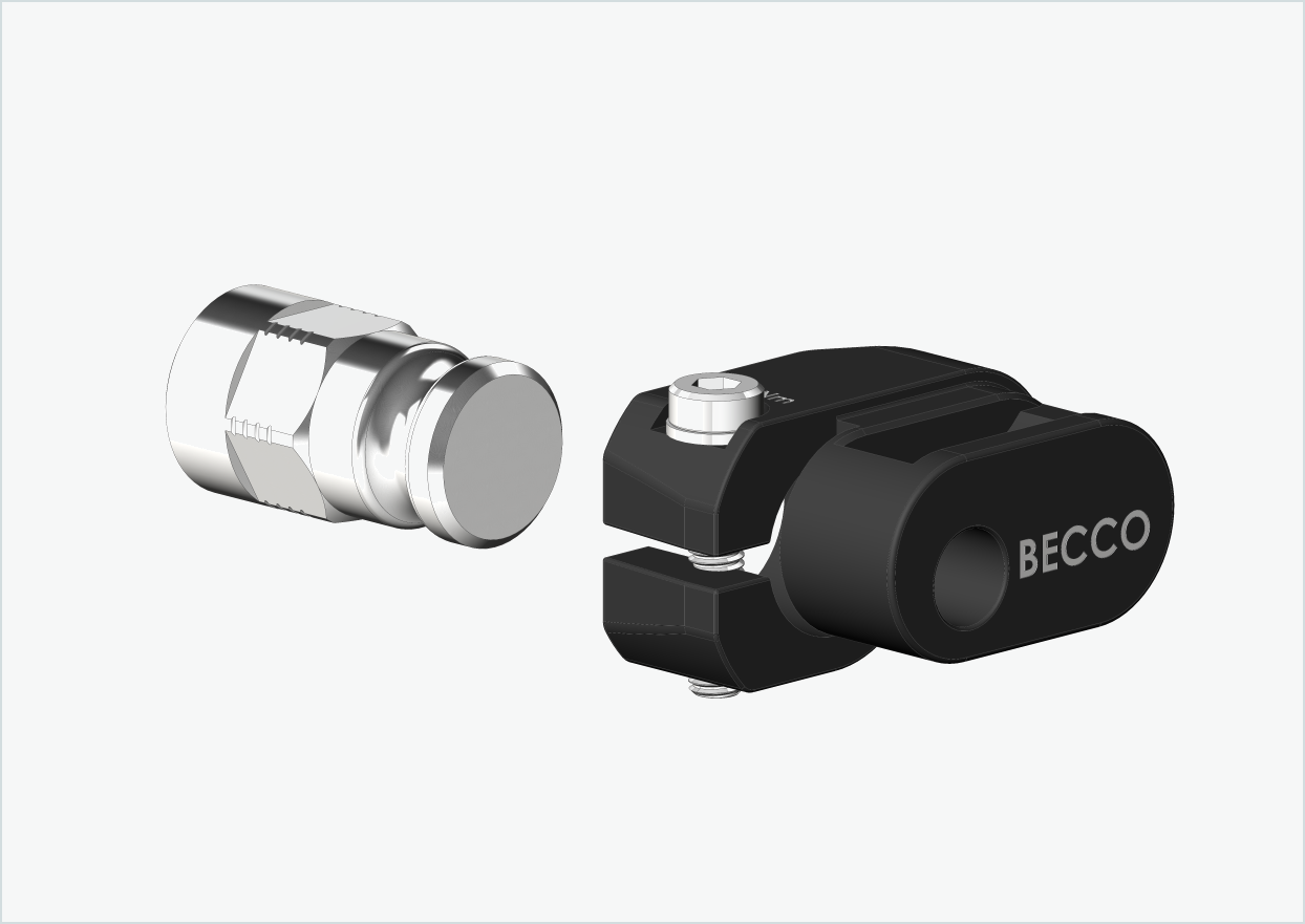 Solid akseladapter - M12 x 1,00 | for Leggero (BECCO)