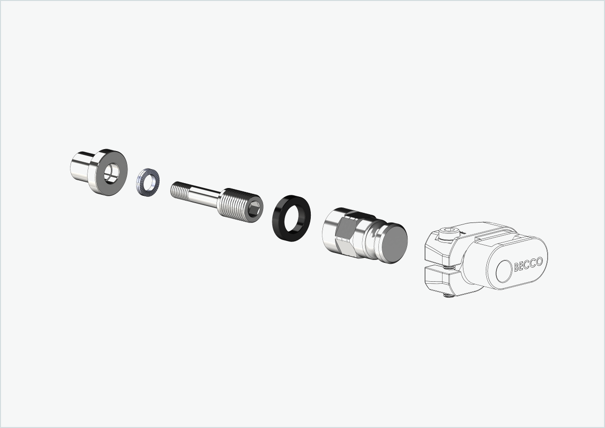 XL-adapter for Rohloff Speedhub 500-14 / A12-nav | kompatibel med Leggero med BECCO-system