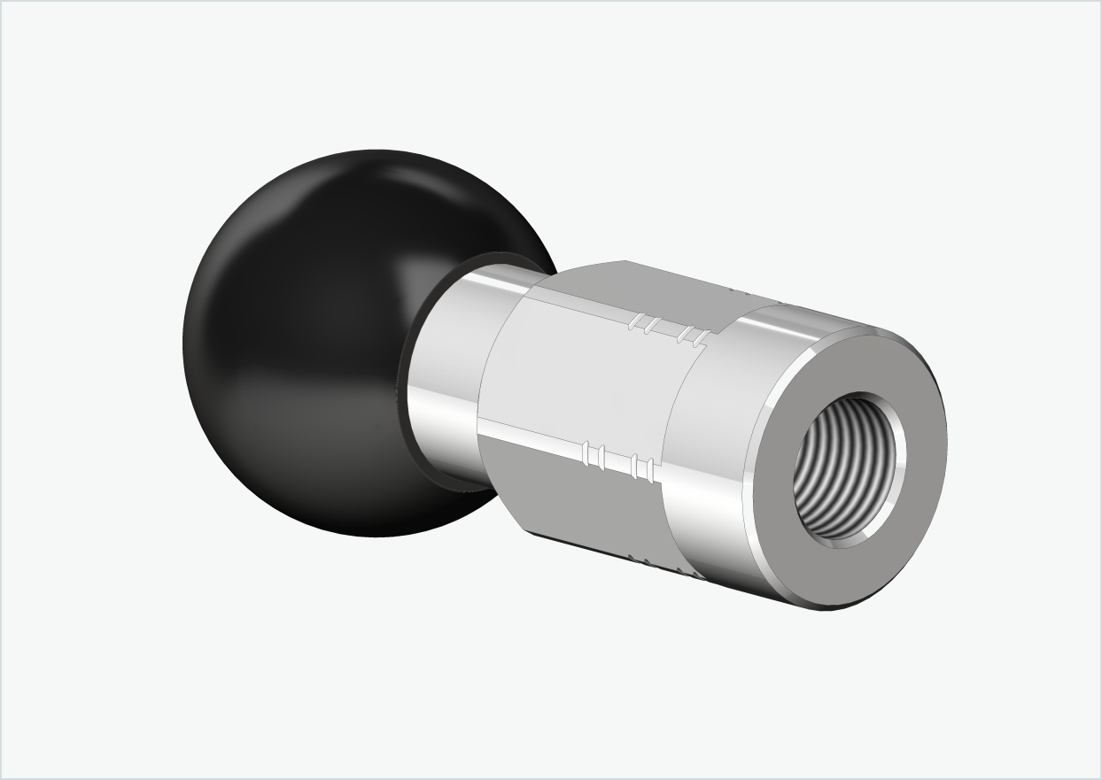 Adaptersett for solid aksel - M10 x 1,00 | egnet for Burley COHO XC