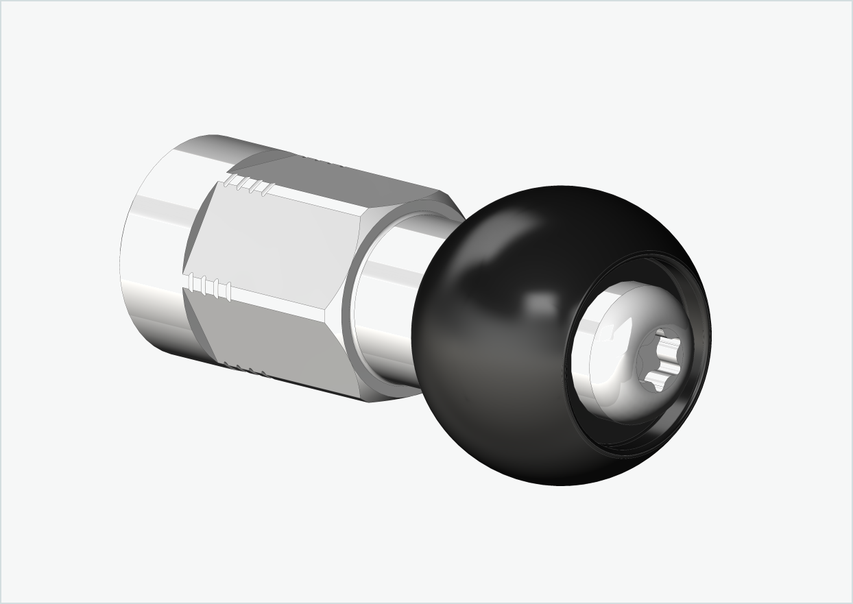 Adaptersett for solid aksel - M12 x 1,00 | egnet for Burley COHO XC