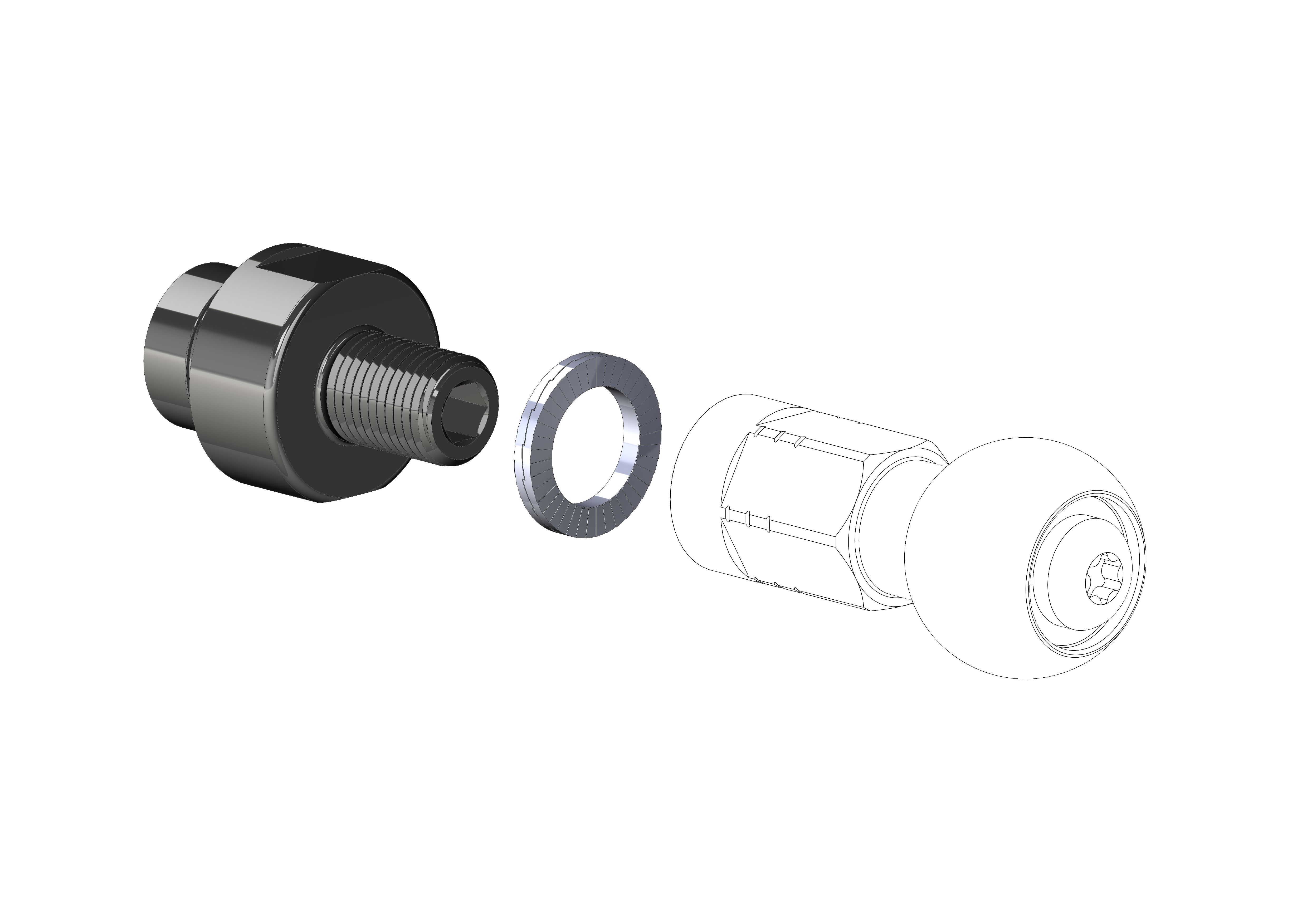 Gjengeadapter - M12 x 1,25 | egnet for ORBEA Diem 10 og 20