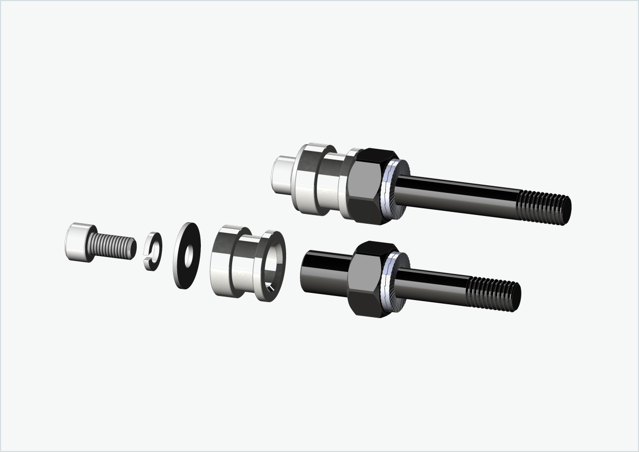 BOB YAK / IBEX gjengeadaptersett (30 mm/42 mm) | for Rohloff Speedhub 500-14 / A12