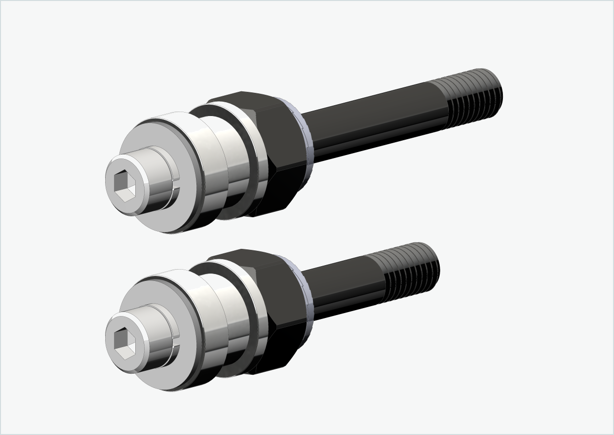 BOB YAK / IBEX gjengeadaptersett (30 mm/42 mm) | for Rohloff Speedhub 500-14 / A12