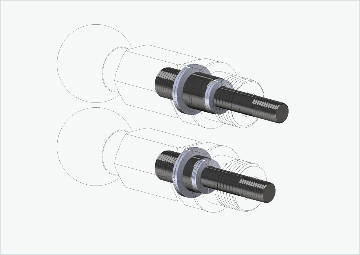 Burley COHO XC gjengeadaptersett | for HASE PINO med Rohloff Speedhub 500-14 / A12